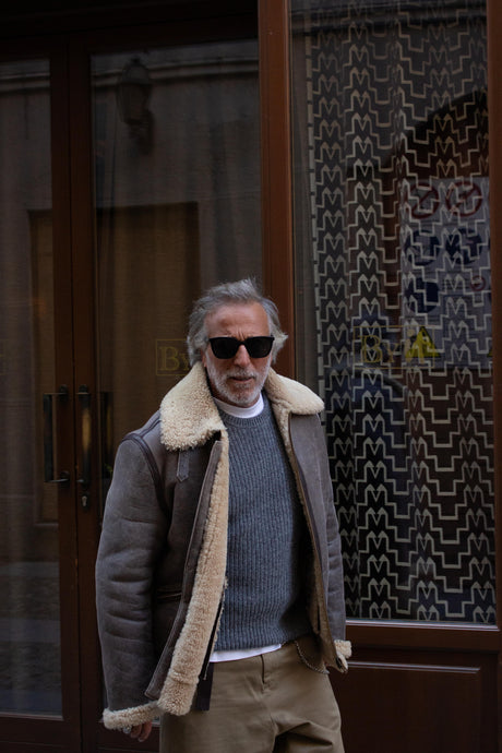 MAGLIA W112GM5 GRIGIO Sweater by Clan Upstairs Private Label