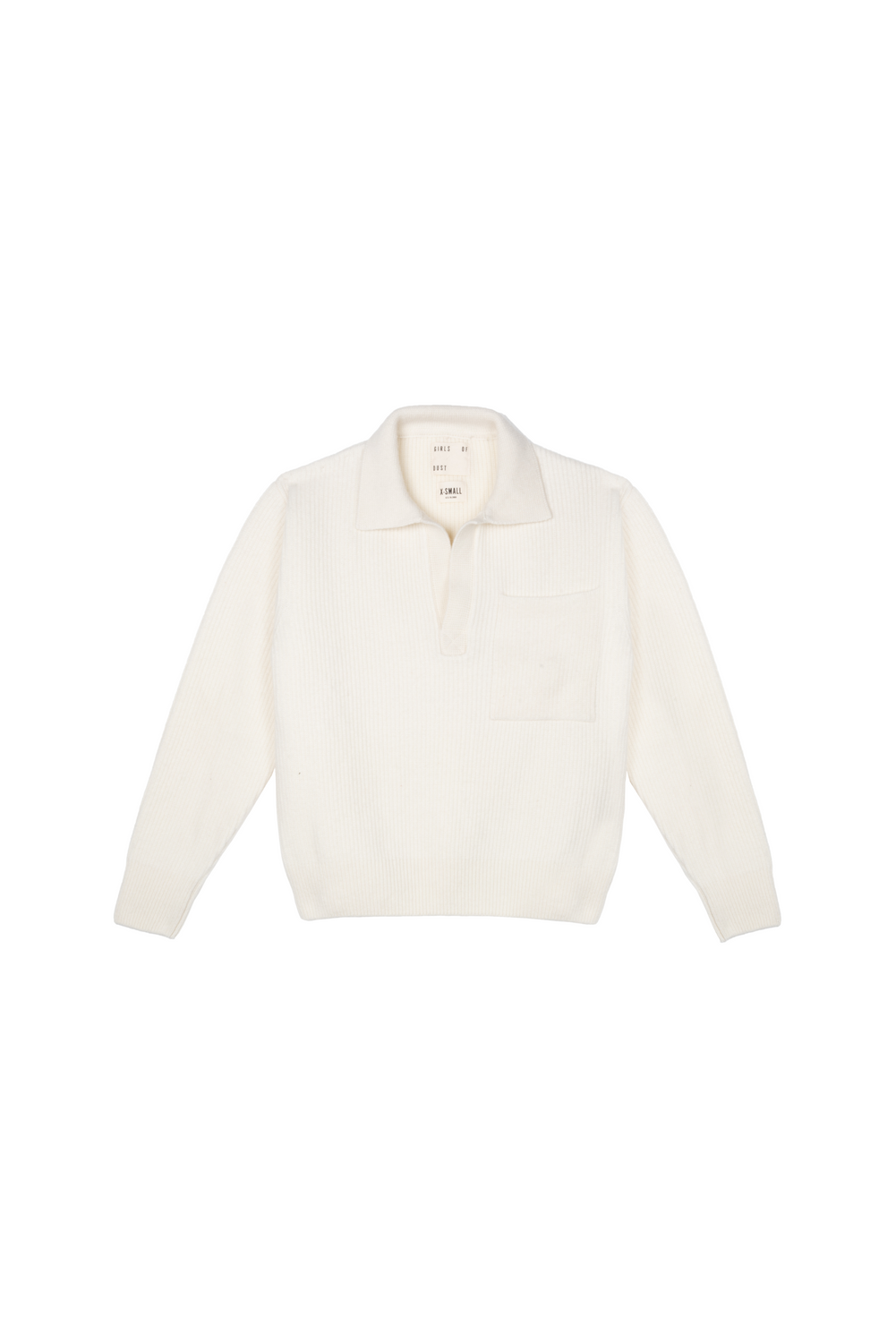 G.O.D RUGBY SWEATER DELTA OFF WHITE