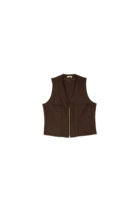 Gilet zip by Clan Upstairs Private Label