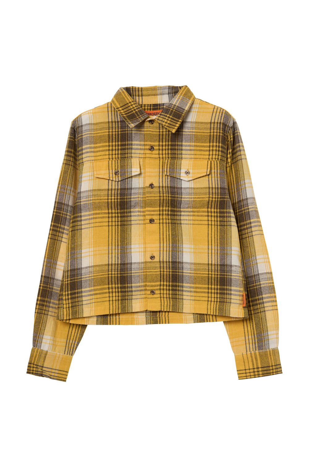 CROPPED CHECK SHIRT by UNIVERSAL OVERALL
