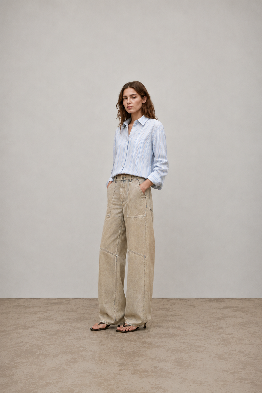 MARTIN TROUSERS AZZURRO by Clan Upstairs Private Label