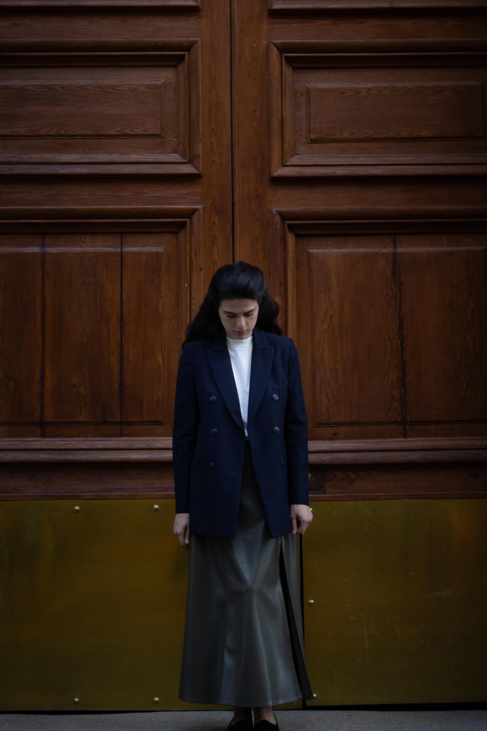 AMELIA NAVY Blazer by Clan Upstairs Private Label