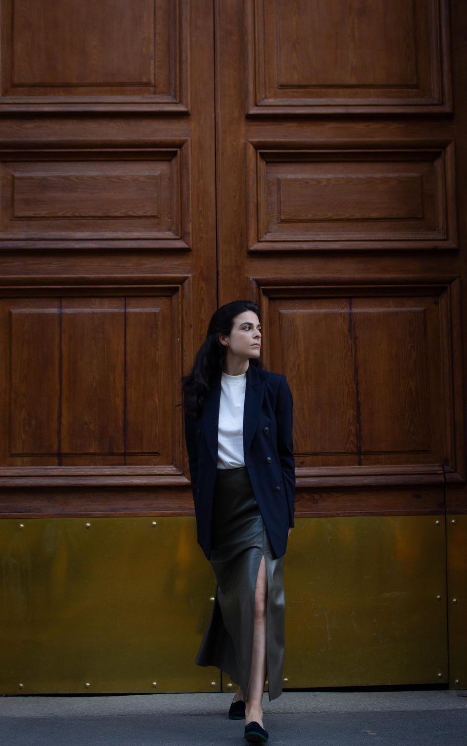 AMELIA NAVY Blazer by Clan Upstairs Private Label